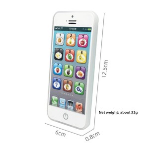 Giocattolo Educativo in Plastica <span class=keywords><strong>per</strong></span> <span class=keywords><strong>Bambini</strong></span> CutePartner, Telefono Simulato a Forma di Mela, Macchina <span class=keywords><strong>per</strong></span> l'Apprendimento Mobile - Product Image 3