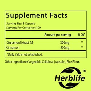 Cápsulas de Canela de Venta Caliente OEM/ODM para Adultos, Suplementos Herbales, Apoya el Metabolismo del Azúcar - Product Image 2