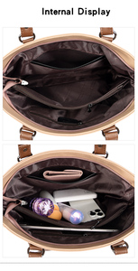 Bolsos de Lujo Nuevos para Mujer, Bolsos de Diseñador de Gran Capacidad, Bolso Cruzado de Hombro para Mujer, Bolso de Mano Casual de Cuero PU Personalizado - Product Image 6