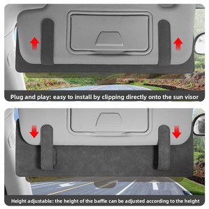 Visera Antideslumbrante para Auto, Extensor de Visera, Protector de Ojos, Universal, Color Negro, Superventas 2026 - Product Image 4