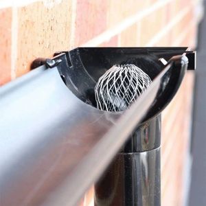 Protection en treillis métallique d'aluminium pour caniveaux de toiture et entrées de tuyaux avec fonction de filtration des feuilles - Product Image 3