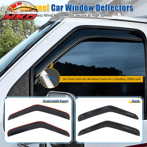 Déflecteurs de vitres encastrés pour Ford Econoline E-Series Van 92-06 - Product Image 2