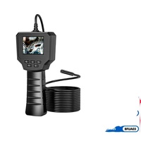 Caméra endoscopique industrielle avec écran 24 IPS HD1080P, pour inspection de canalisations et égouts, étanche IP67, LED, 2600mAh, pour inspection automobile