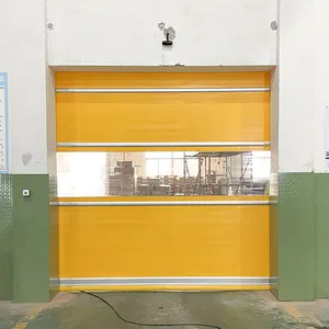 304Stainless Steel Industrial PVC High Speed Rolling Shutter Doors Automatic Fast Quick Door