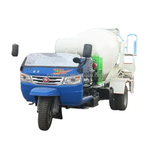 Concrete Finished Product Transport Vehicle 2.6m3 Tricycle Concrete Mixer Truck