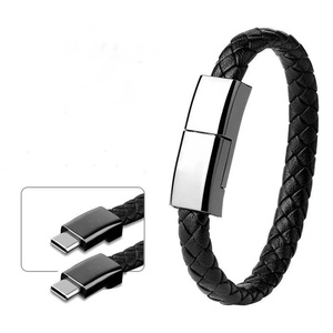 Wholesale Portable USB Bracelet <b>Charging</b> <b>Cable</b> for Type C Data Charger Women Men 7-7.7 Inch - Product Image 1