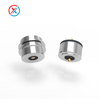 Conector Magnético Redondo de 8mm, Conector Pogo Pin, Cabezal de Carga de 12V3A, Conector Magnético Macho y Hembra