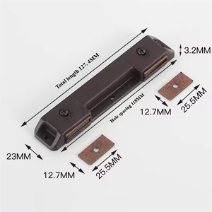 Durable Adjustable Nylon <strong>Cabinet</strong> Door Magnetic Catch &amp; Latch with Anti-Noise for Single/Double Door <strong>Cabinets</strong> Wardrobes Hotels - Product Image 2