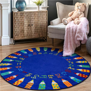 Alfombra de Juego Infantil de Nailon Estampado, Personalizada, Antideslizante, Duradera, Educativa, <span class=keywords><strong>para</strong></span> <span class=keywords><strong>Biblioteca</strong></span>, Rincón de Lectura - Product Image 1