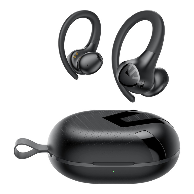 SoundPEATS Wings2 TWS True Wireless Ear Hook ShenZhen Handfree Sports Earphones BT5.3 13mm Driver Headphones with Smart Touch