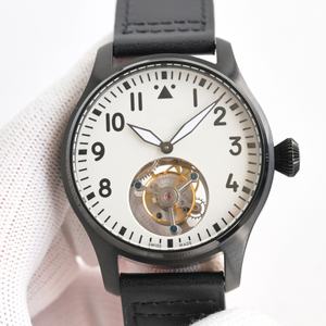 Montres mécaniques tourbillon noires, tendance et très vendues - Product Image 1