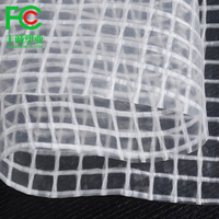 130gsm Heavy Duty Léger Clair HDPE Bâche Étanche En Plastique pour Serre Tomate L'élevage Vignoble Couverture