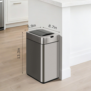 45L Stainless Steel Electric <b>Automatic</b> Garbage Rubbish Waste Dust <b>Bin</b> Sensor Dustbin Smart Trash Can - Product Image 3