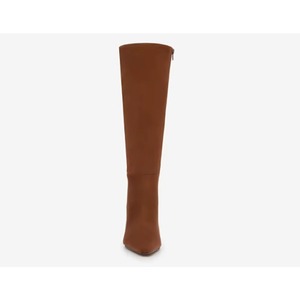 New Fashion Retro Style <b>Knee</b>-<b>high</b> Pointed Toe Closed Toe Inside Zip Closure Thin <b>High</b> Heel for Women - Product Image 3
