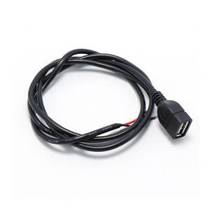 <b>Usb</b> Female Connector Cable Assembly 2 Core Pvc Insulated Power <b>Extension</b> Cord For Electronics - Product Image 2