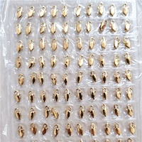Fermoir de collier en acier inoxydable couleur or 9mm/11mm/13mm/15mm/16mm/18mm Fermoir à homard Fermoir de bracelet Accessoires de bijoux
