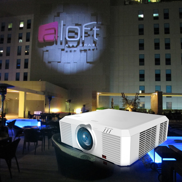 Projector for Mapping 10000 Ansi Lumens Projection on Building Wuxga Projection for Outdoor Mapping for Advertising.