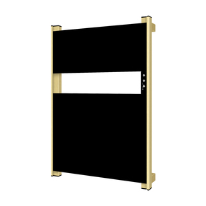 Sèche-serviettes électrique de salle de bain avec radiateur électrique intelligent carré IP54 - Product Image 1