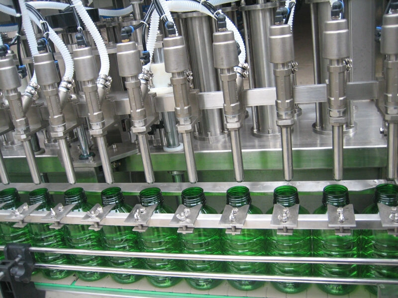 Автоматическая пневматическая машина для наполнения бутылок креветок