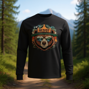 Maglietta a maniche lunghe Resist Bear Hat per escursionismo, campeggio e attività all'aperto - Product Image 3