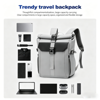 Sacs à dos d'affaires personnalisés pour ordinateur portable, sac à dos Oxford imperméable pour étudiants avec fermeture éclair renforcée et antichoc