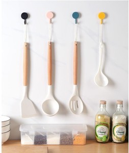 Kitchen <b>Bathroom</b> Cute Single Pack Tape-free Punching <b>Hook</b> Decoration Wall <b>Hooks</b> Adhesive <b>Hooks</b> - Product Image 5