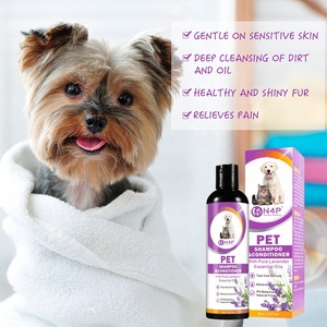 Shampooing et après-shampoing pour animaux de compagnie de haute qualité, naturels et biologiques, à l'huile essentielle de lavande, pour chiens et chats - Product Image 2