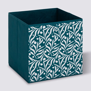 Contenitore Pieghevole con Motivo a Foglie per Organizzazione Domestica, Organizzatore Giocattoli Salvaspazio, Scatola Leggera per Casa - Product Image 2