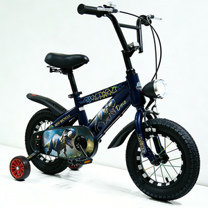 Bicicletta Monovelocità Nera con Pneumatici, Telaio in Acciaio Resistente, Stile Mountain Bike Urbana per Bambini da 2 a 5 Anni - Vendita all'Ingrosso Diretta dalla Fabbrica - Product Image 6