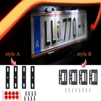 Rahmenloser Kennzeichenhalter Clips Halterung für EU Standard Kennzeichen Deutschland Österreich
