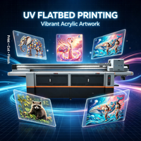 Impresora UV de Formato Grande 2513, Impresora de Inyección de Tinta de Alta Velocidad con 4 Cabezales I3200, Máquina de Impresión UV Digital