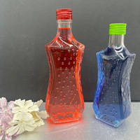 Bouteilles en verre Wave Point de 270 ml, 360 ml, 500 ml pour vin de fruits, spiritueux, liqueurs avec bouchon