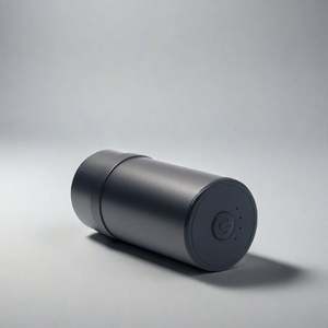 Broyeur à épices automatique rechargeable par USB en gros, broyeur à herbes électrique noir avec affichage de la puissance LED - Product Image 5