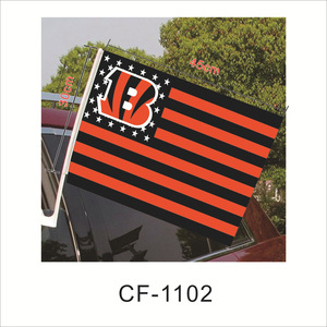 Promotion 32 équipes NFL 3 * 5ft 100% polyester double face rondelles en laiton durables intérieures et extérieures New <span class=keywords><strong>Orleans</strong></span> Saint Flag - Product Image 3