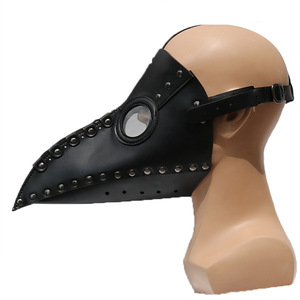 Masque de bec de médecin de la peste, taille unique, en latex, accessoire de costume pour Halloween, fête, cosplay - Product Image 4