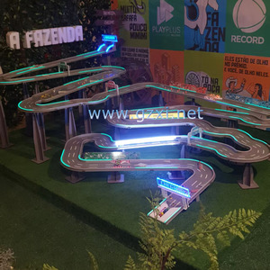 Transmisión en vivo de Rally de pista de pinball de mármol de alta calidad, campeonato de carreras, máquina de pinball de carreras de mármol estrella - Product Image 6