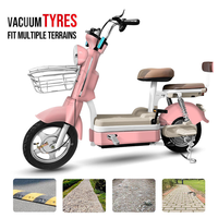 Vélo électrique 2 roues en promotion directe usine Chine, moteur 350W, 48V, vélo électrique pas cher avec frein à tambour, 2 places, mini vélo électrique urbain pour femme