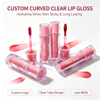 Vente en gros de gloss à lèvres minéral hydratant longue durée, vegan, à haute pigmentation, résistant à l'eau, avec logo personnalisé certifié MSDS