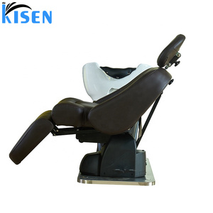 KISEN Lit de lavage multifonctionnel électrique pour shampoing et massage, avec 1 moteur, pour fauteuil de lavage de salon de coiffure - Product Image 1
