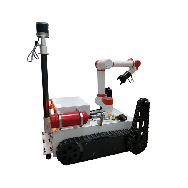 MOBOT Mobile 6-axis Robotic Arm AGV Robot With Crawler Chassis for Outdoor and Indoor Use