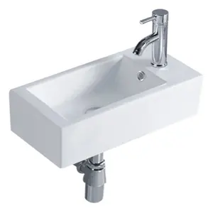 Ideal Standard Best Quality One Tap Hole Rectangular Ceramic Wall Hung Wash Basin