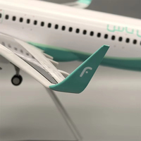 Modèle d'avion en résine Flynas Airbus A320neo à l'échelle 1/80 de 47 cm avec train d'atterrissage