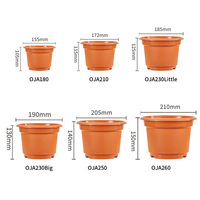 Diskon besar murah pembibitan pot bunga plastik dengan lubang drainase untuk penggunaan taman luar ruangan & dalam ruangan ringan tahan lama