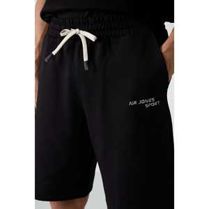 Ensemble de shorts bermuda pour homme en coton noir, coupe ample, 85250 - Product Image 5