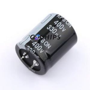 KN331M40030*35A Snap-in Aluminum Electrolytic Capacitor Through hole Component (THT),D30xL35mm 330uF 20% 400V 10mm - Product Image 1