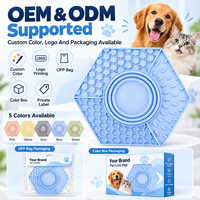 Tapis de léchage 3-en-1 en silicone, gamelle pliable pour eau, mangeoire lente, tapis d'alimentation interactif pour chiens et chats, tapis à friandises pour animaux de compagnie, vente en gros
