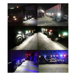 热销优质12V 24v琥珀色红绿色发光二极管卡车侧标志灯汽车警示灯 - Product Image 6