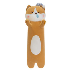Nouvelle pastorale Chai chien longue poupée Corgi peluche oreiller PP coton remplissage Techniques lavées à la main pour soulager le Stress salon - Product Image 5