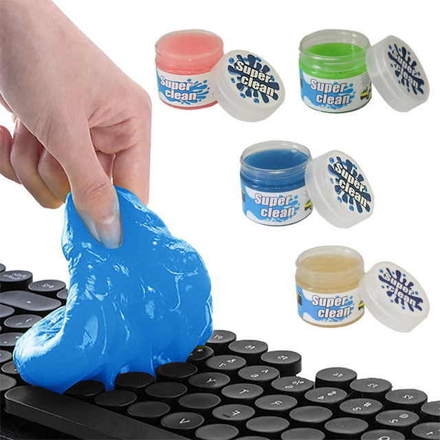 For Hot Eco-Friendly Multi-function Anti-Dust Jelly Cleaner Glue Screen Cleaning Gel Car Interior Sticky Gel Desk Keyboard