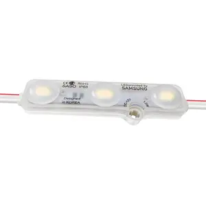 Módulo LED de inyección SMD5730 resistente al agua de un solo color con diseño de Corea 12V 1,5 W Samsung